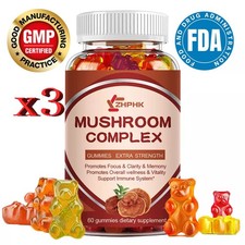 Mushroom gummies help with antioxidant fatigue relief and antioxidant properties