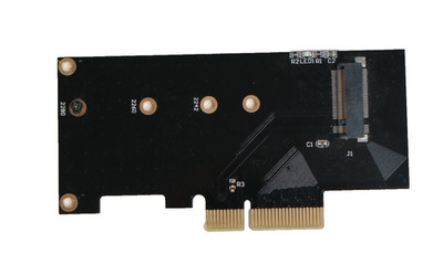 PCIe Adapter Karte M.2 NVMe SSD Adapter Platine Riser Board gebraucht