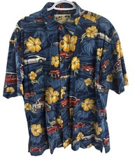 Koko Island Mens Shirt Size Large Hawaii Button Up Short Sleeve Hawaiian Floral
