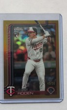 2025 Topps Chrome Update Series - Alan Roden #USC41 Gold Refractor /50 (RC)