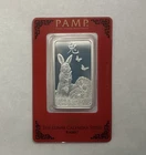 2023 Pamp Suisse Lunar Year Rabbit 1 oz Silver Bar Mint With Butterfly