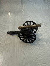 Vintage Miniature Replica Metal Cannon