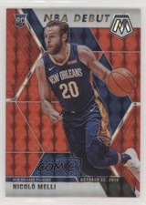 2019-20 Panini Mosaic NBA Debut Red Prizm Nicolo Melli #279 1s6