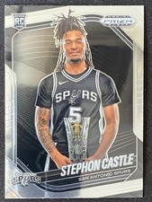 Stephon Castle 2024-25 Panini Prizm Black Base RC #96 -a1