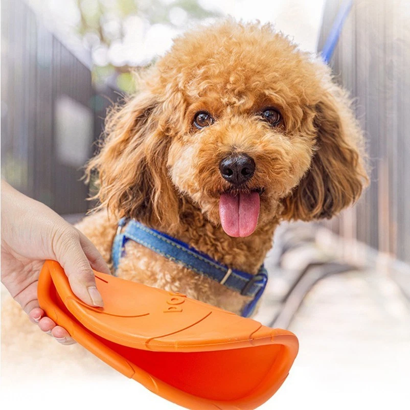 Flying Disk Rubber Frisbee Dog Toy Throw Fetch Training Plate Non toxic Soft - Image 4 of 4