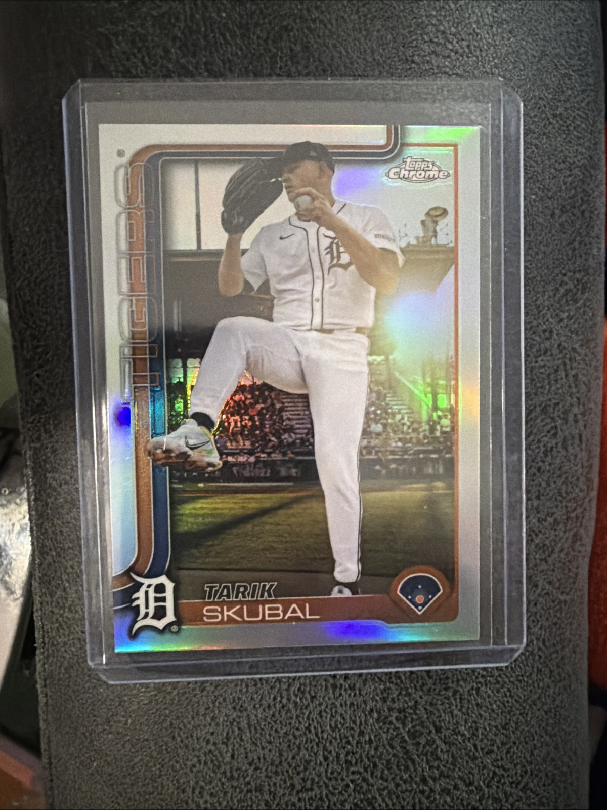 2025 Topps Chrome #258 TARIK SKUBAL Image Variation SP Cy Young Detroit Tigers