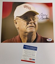 Bobby Bowden Signed 8x10 Photo Florida State Coach PSA/DNA COA Authentic B