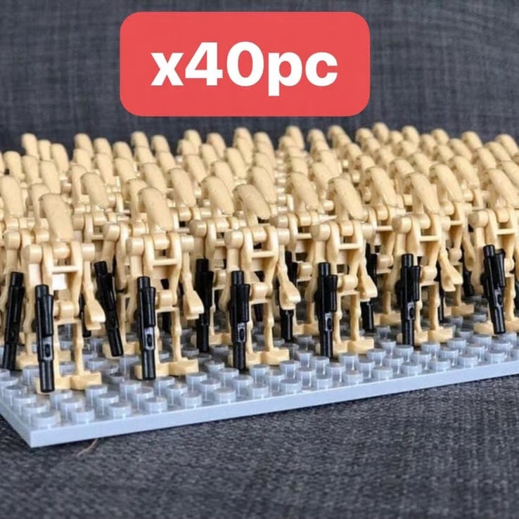 Star wars battle droids lot of 40 Minifigures