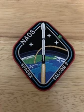 Authentic SpaceX Employee Only NAOS Falcon 9 Mission Patch 