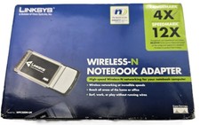 Linksys WPC300N Wireless-N Notebook Adapter PCMCIA WiFi Card NEW In Box 