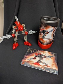 Lego Bionicle Set 8592 Rahkshi Turahk 100% Complete with canister and manual
