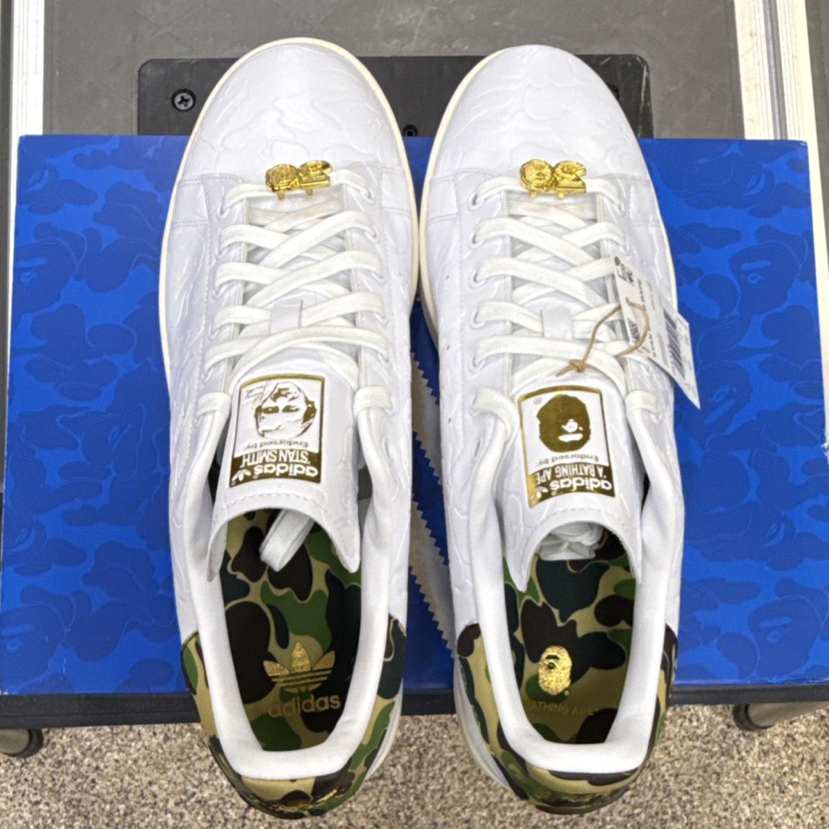 Adidas Stan Smith x BAPE 30th Anniversary A Bathing Ape Size 12.5 