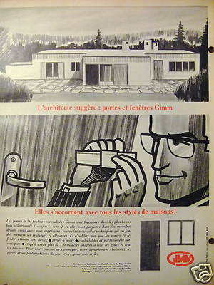 WERBUNG GIMM DER ARCHITEKT SCHLÄGT TÜREN UND FENSTER VOR, SIE PASSEN ZUSAMMEN
