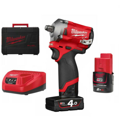 Milwaukee Fuel™ M12 FIWF12-422X Screwdriver Ad Pulses 12V Base ½ Milwaukee Fuel™ M12 FIWF12-422X Screwdriver Ad Pulses 12V Base ½