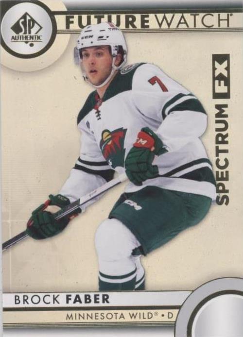 2023-24 SP Authentic - Spectrum FX Future Watch #S-68 Brock Faber (RC)