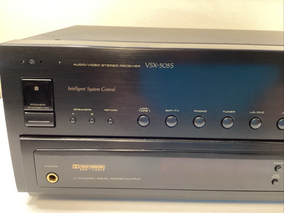 Pioneer VSX505S A/V Stereo 4Channel Receiver Dolby Surround Sound, NO