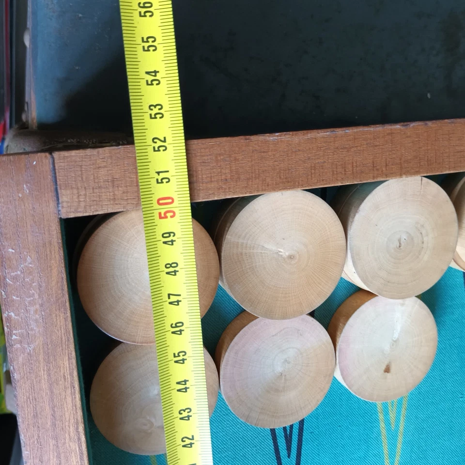 Ancien grand Jacquet / Backgammon en bois & Jeu de Dames - Plateau en super état - Photo 2/4