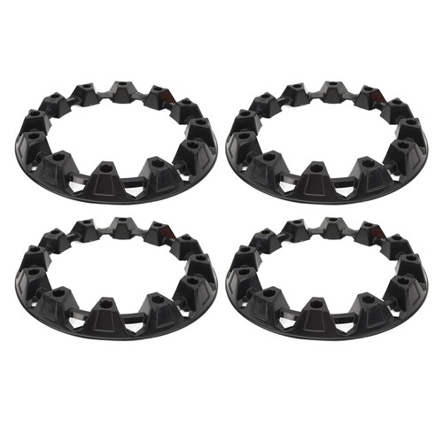 4Pcs Wheel Hub Trim Cover Hubcaps Tire Protection Rim Cap Universal for ATV Go - Afbeelding 16 van 18