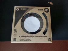 Lithonia Lighting 4 Inch LED Gimbal, Matte Black, Higher Lumen Version