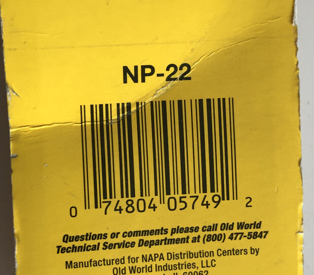 Windshield wiper blade NAPA NP22 ProFormer Conventional size 22"/550mm