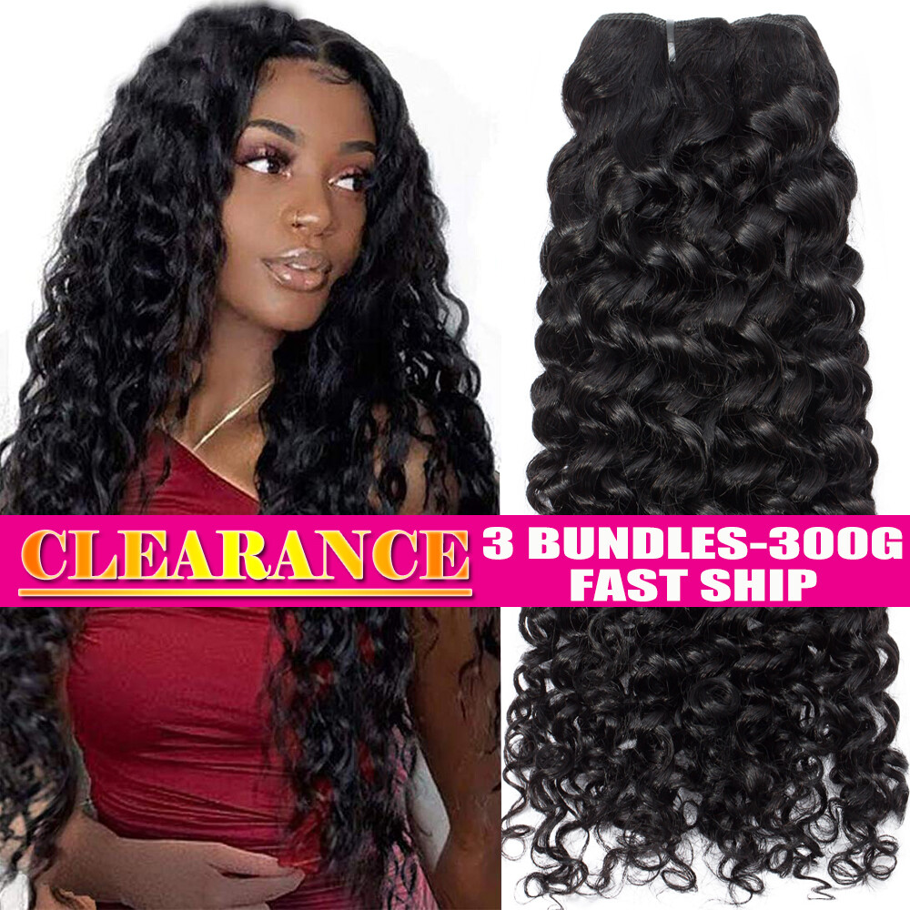 3Bundles 100% Virgin Human Hair Brazilian Hair Weave Weft  display picture 3