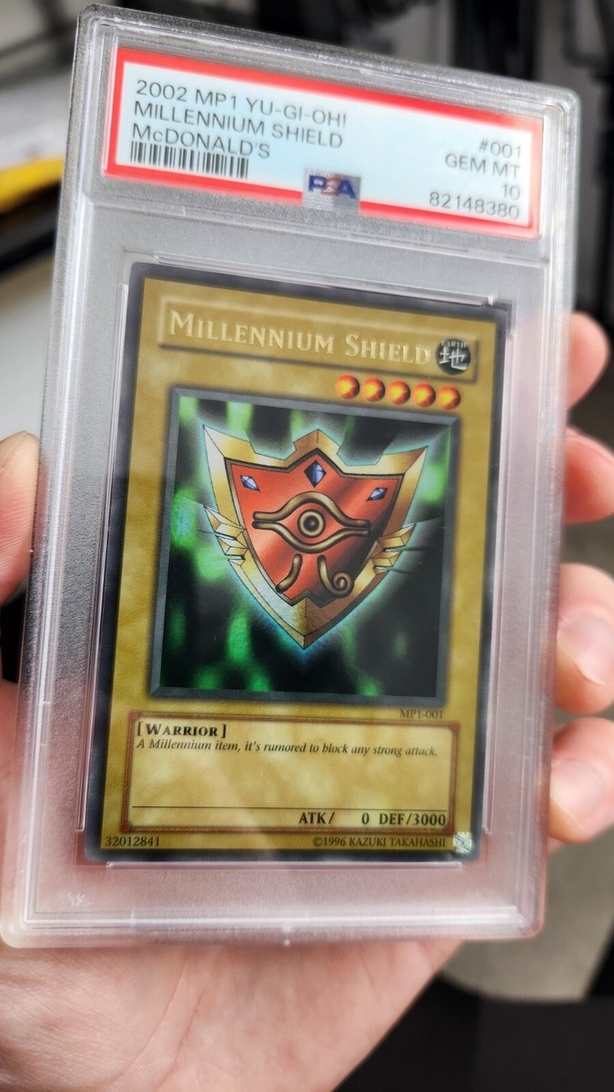 遊戯王OCG デュエルモンスターズ MP1 Yu-Gi-Oh! Millennium Shield Yu-Gi-Oh! Millenium Shield MP1-001 PSA 10 Gem Mint | eBay