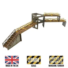 WWG Industry of War Battlefield Kit 6 – Pre-Painted – Wargaming Terrain Model