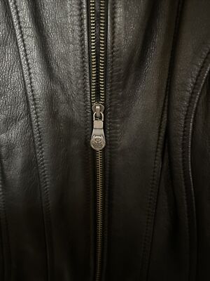 Harley Davidson Women's Large 105th Anniversary Black Leather