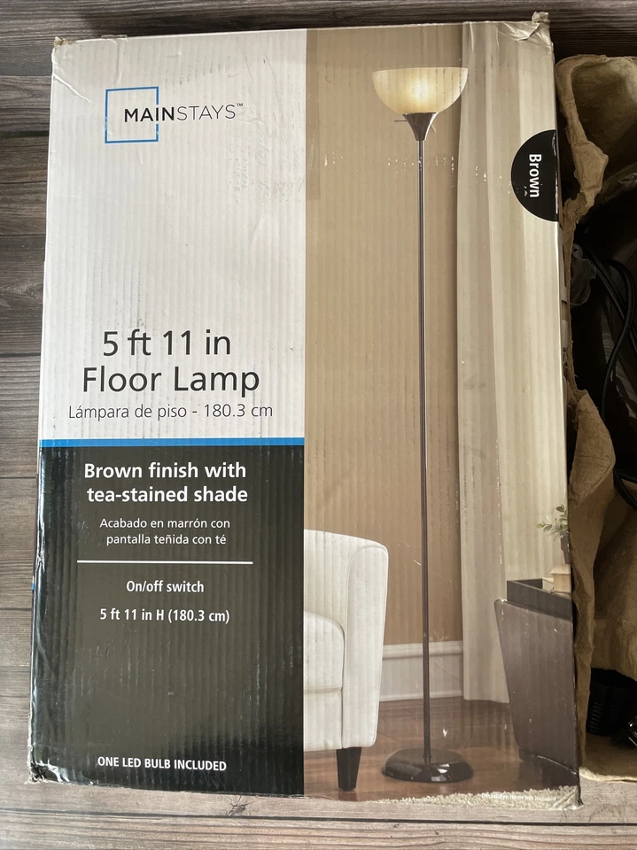 72" Standing Floor Lamp/Modern Adjustable Tall Reading Lamp /Living Room Light - Image 3 of 4