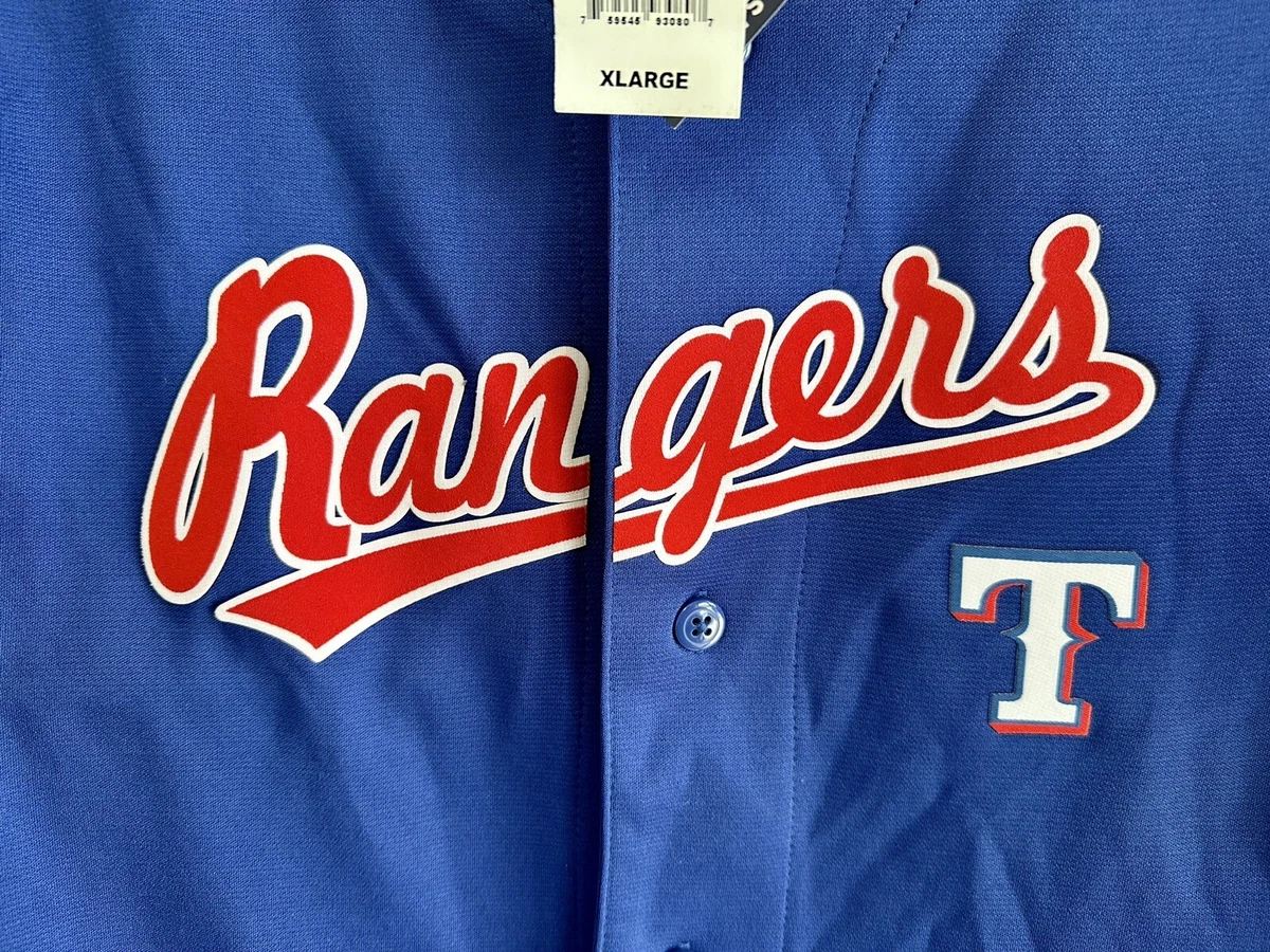 Texas Rangers Men’s True Fan MLB Jerseys Blue