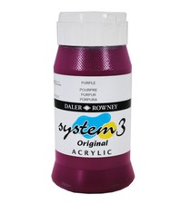 Image of Daler Rowney System 3 Acrylic Paint 500ml - 45 Colours Available