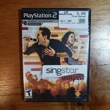 Singstar Amped, 2007, PS2, Playstation 2 - CIB Complete in Box