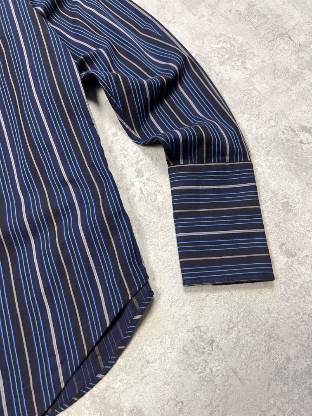 Camicia a righe blu Yves Saint Laurent taglia M