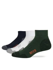 Muck Boot Mens Ultra Dri Full Cushion Quarter Socks 2 Pair Pack