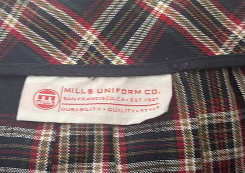 Mills Uniform Private School Pleated Skirt 5 Junior Girls cosplay costume plaid - Picture 3 of 3
