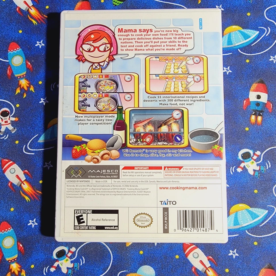 Nintendo Wii Cooking Mama Cook Off Video Game Complete - Image 3 of 4