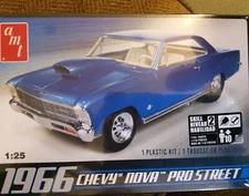 AMT 636 1966 Chevy Nova Pro Street 1/25 plastic model car kit new