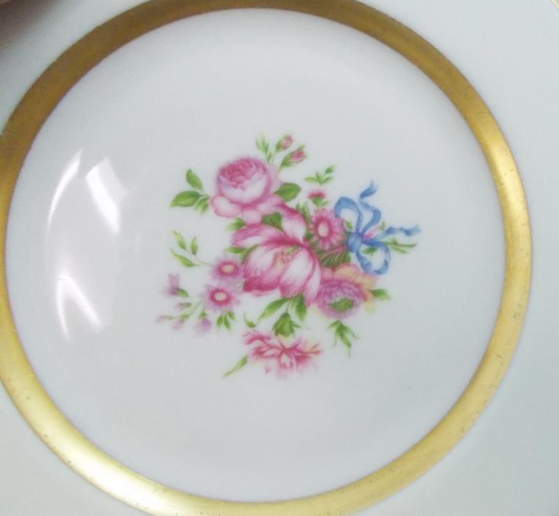 Haviland Kenmore Group of Bread & Butter Plate Salad Plate and Rim Soup Bowl