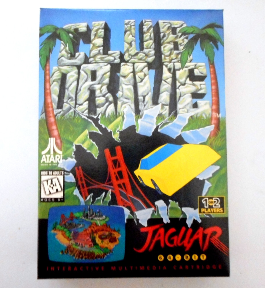 CLUB DRIVE Atari JAGUAR - Boite Vide / Original Empty Box - NEUF / NEW -