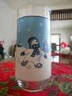 Winter Valley Cooler Highball Tumblers (pair) 16 oz Northcrest Glass White Blue! — photo 10