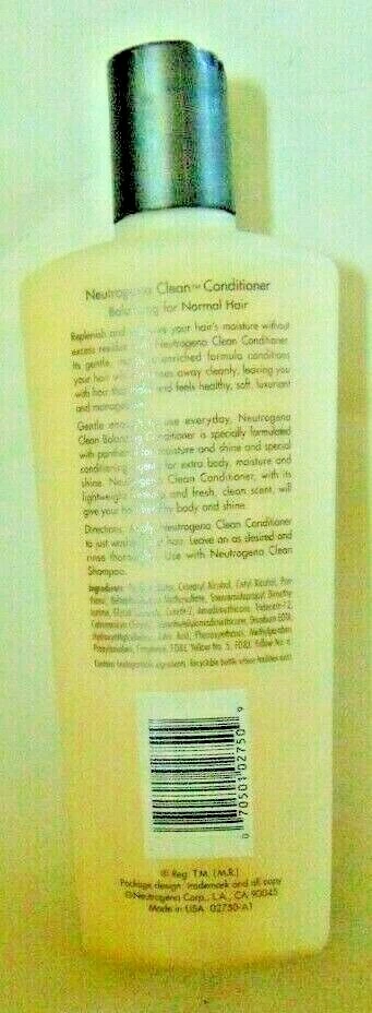 Neutrogena• CLEAN • Balancing, Conditioner for Normal Hair 10.1 FL.OZ.( Single ) - Image 2 of 2