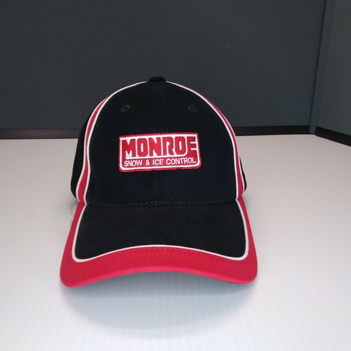 Baseballkappe Mütze Monroe Snow & Ice schwarz rot Sportler verstellbar Klettverschluss