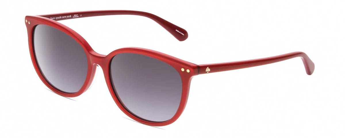Kate Spade CRIMSON/S Sunglasses Black Red Cat Eye New With Box Summer Beach kate spade new york Red Sunglasses for Women for sale | eBay main image 2