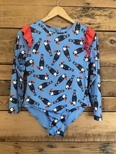 Outdoor Oasis Toucan One Piece Rashguard, Big Girl's Size L 14 Excellent Cond
