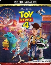 Toy Story 4 Ultra HD 4K Blu Ray and Digital Brand New Free Shipping w/slip