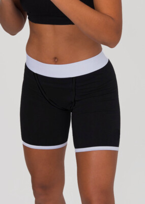 $59 Independence Day Clothing Co. Unisex Black Sensory Friendly Boxer Brief XS