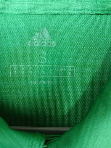 Adidas Golf Melange Sport Polo Mens Small Green Comfort A402 NWT - Bild 9 von 14