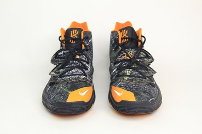 kyrie 5 orange and black
