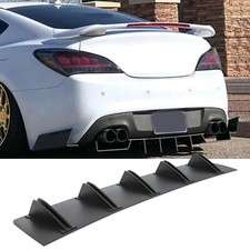 For Hyundai Genesis Coupe Rear Bumper Diffuser 5-Fins Spoiler Lip Splitter