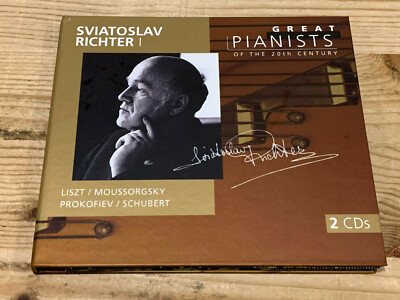Great Pianists of the 20th Century SVIATOSLAV RICHTER DGG 2CD